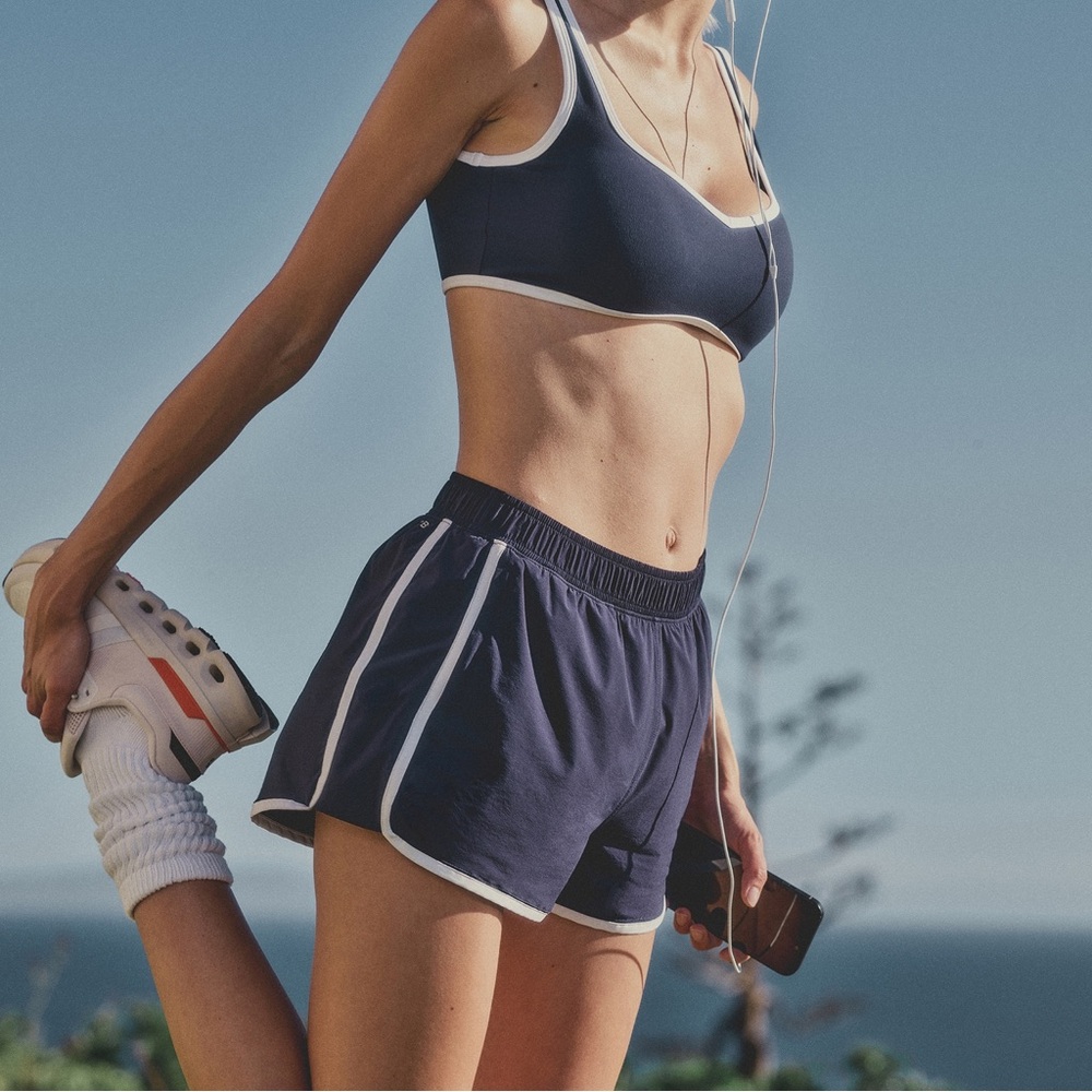 Navy Blue Women's Athletic Shorts